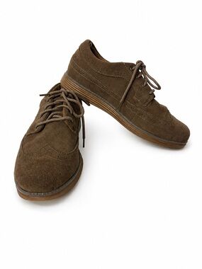 Island Surf Cuddy Brown Wingtip Oxford Shoes Men’s Size‎ 8 Casual Comfort